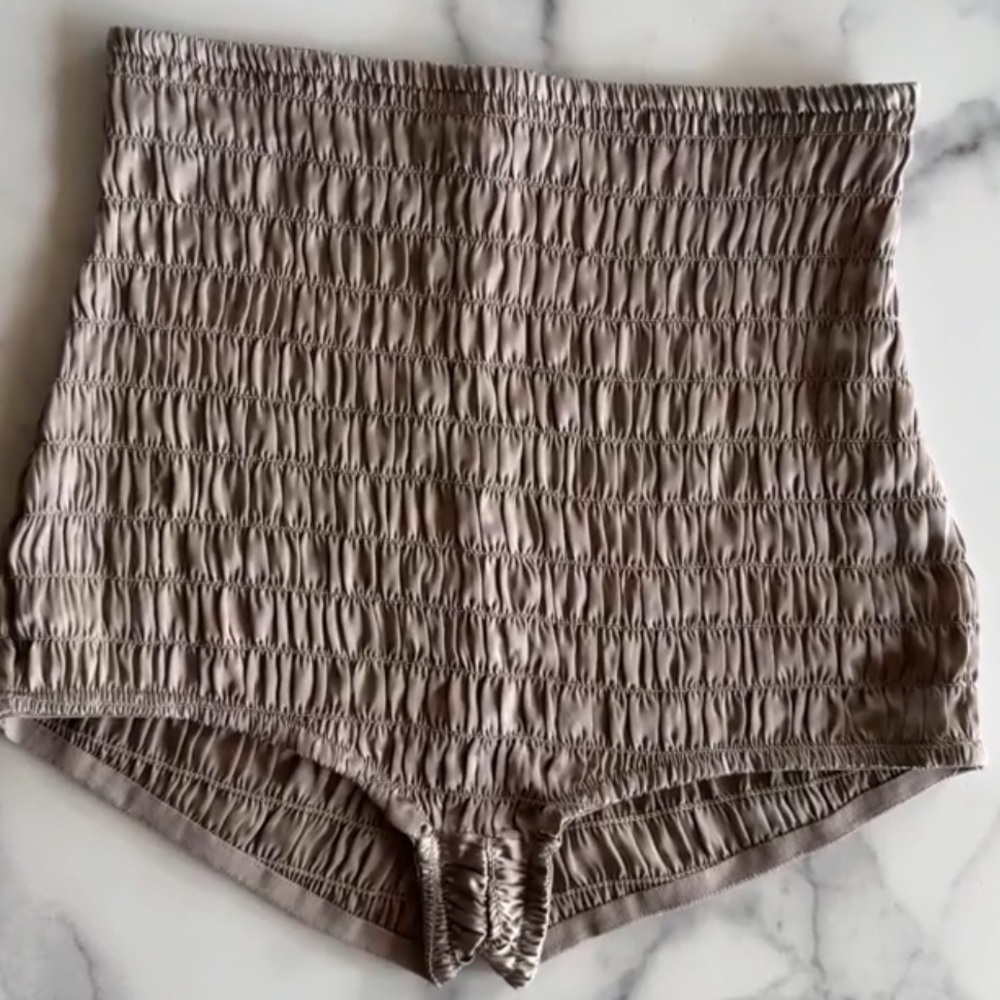 free people intimately ruched shorties - Picture 4 of 5